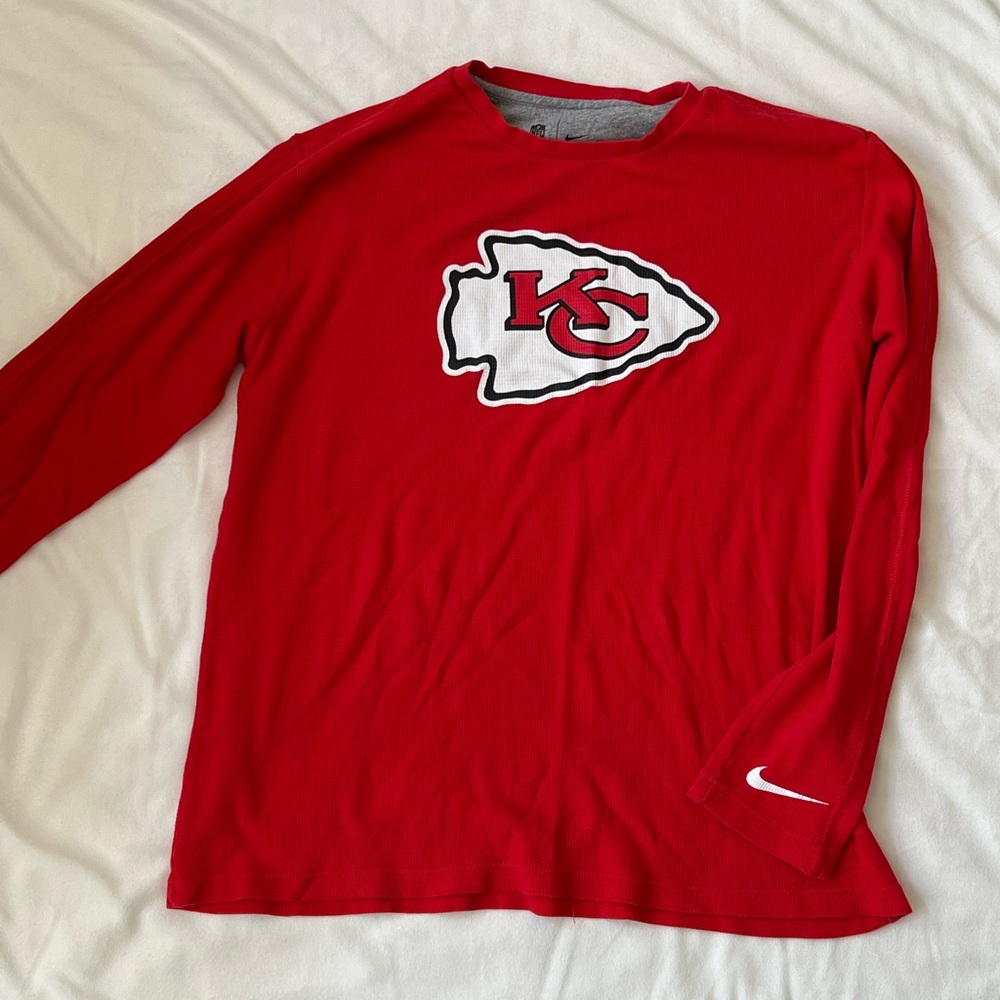Unisex Kansas City Chiefs red long sleeve